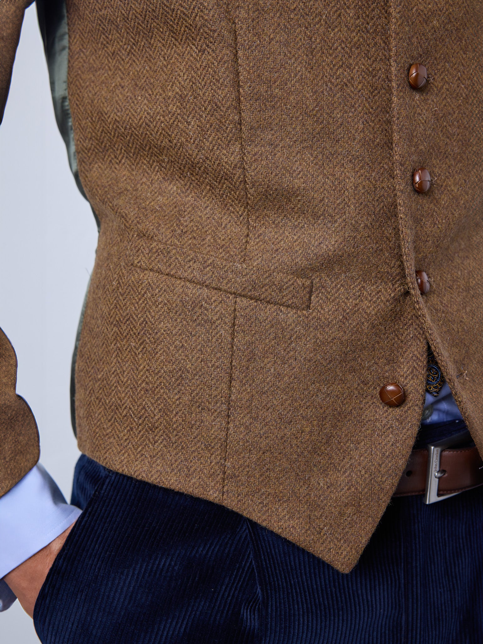 tweed waistcoat from Lovat tweed