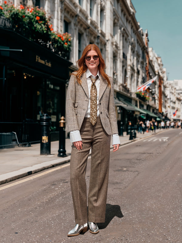 Tweed Blazer in Lovat Tweed