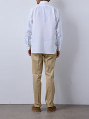 Slimline Chino mit Strechanteil  in taupe