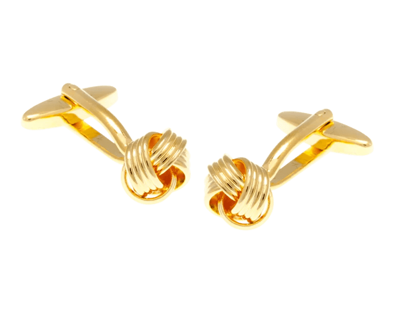 Cufflinks: Golden Knot
