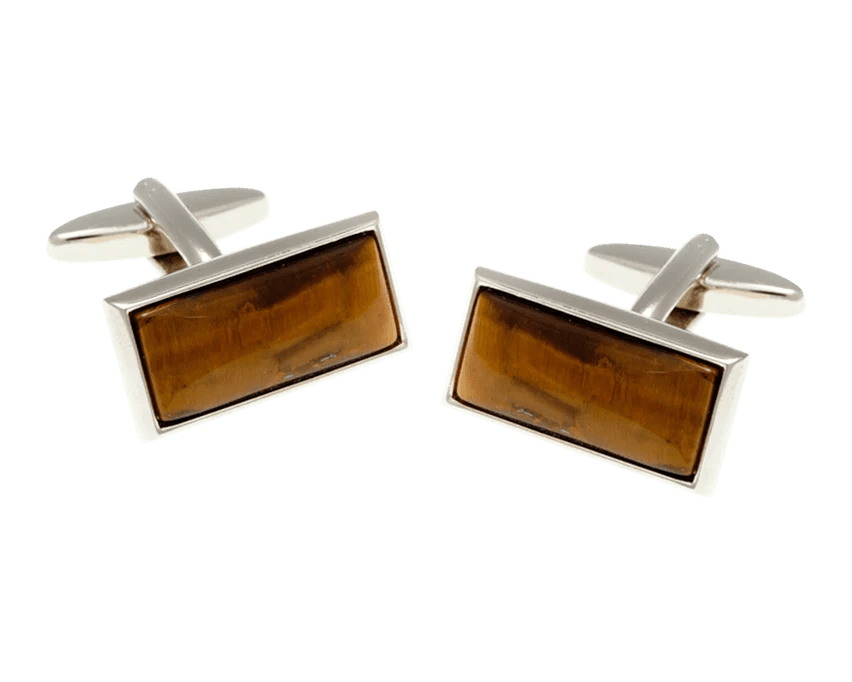 Gemelli: Tiger Eye Rectangle