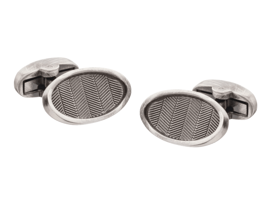Cufflinks: Herringbone Vintage
