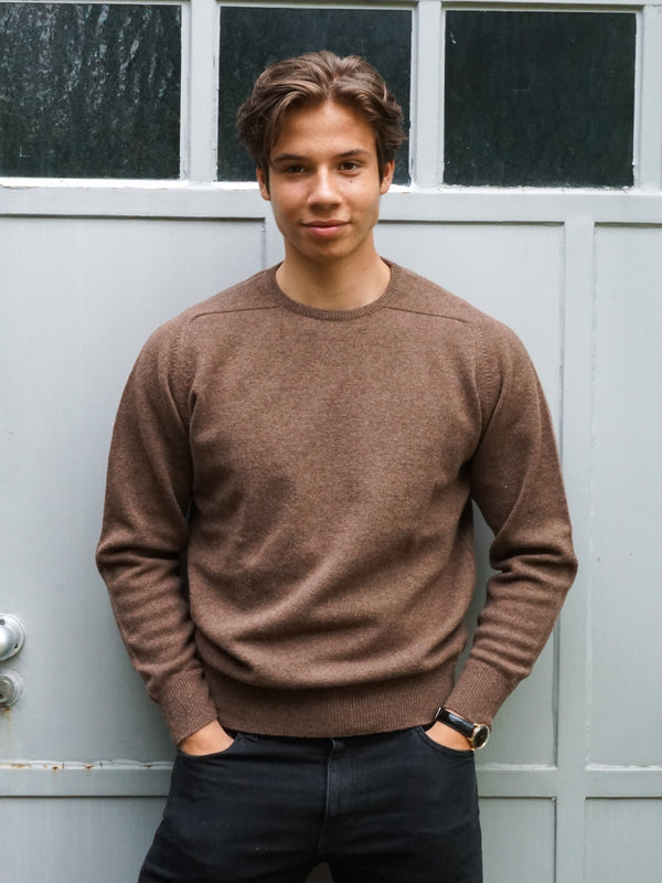 Lambswool Pullover mit Rundausschnitt SALE