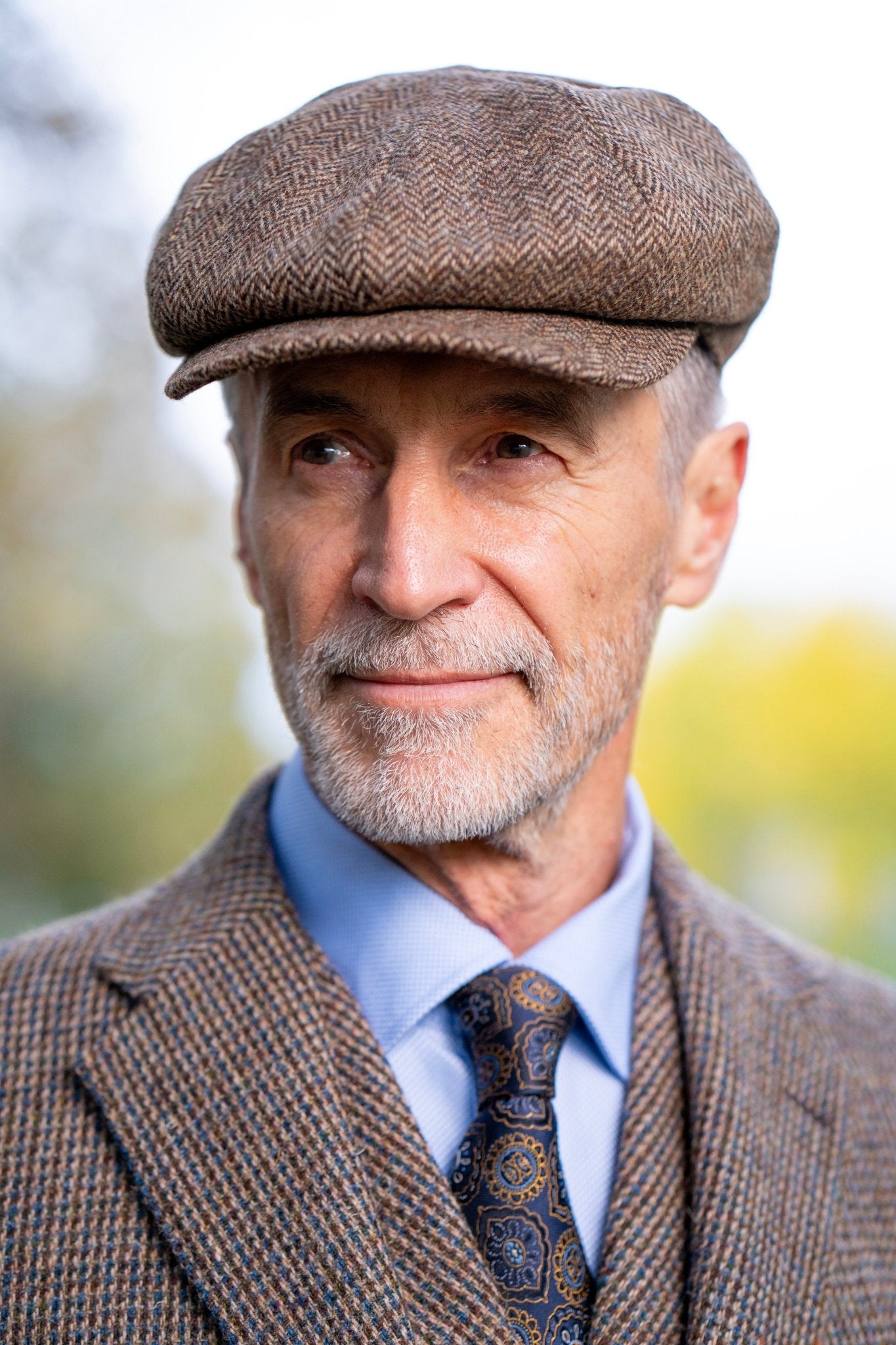 Tweed Cap beige in Peaky Blinders Style