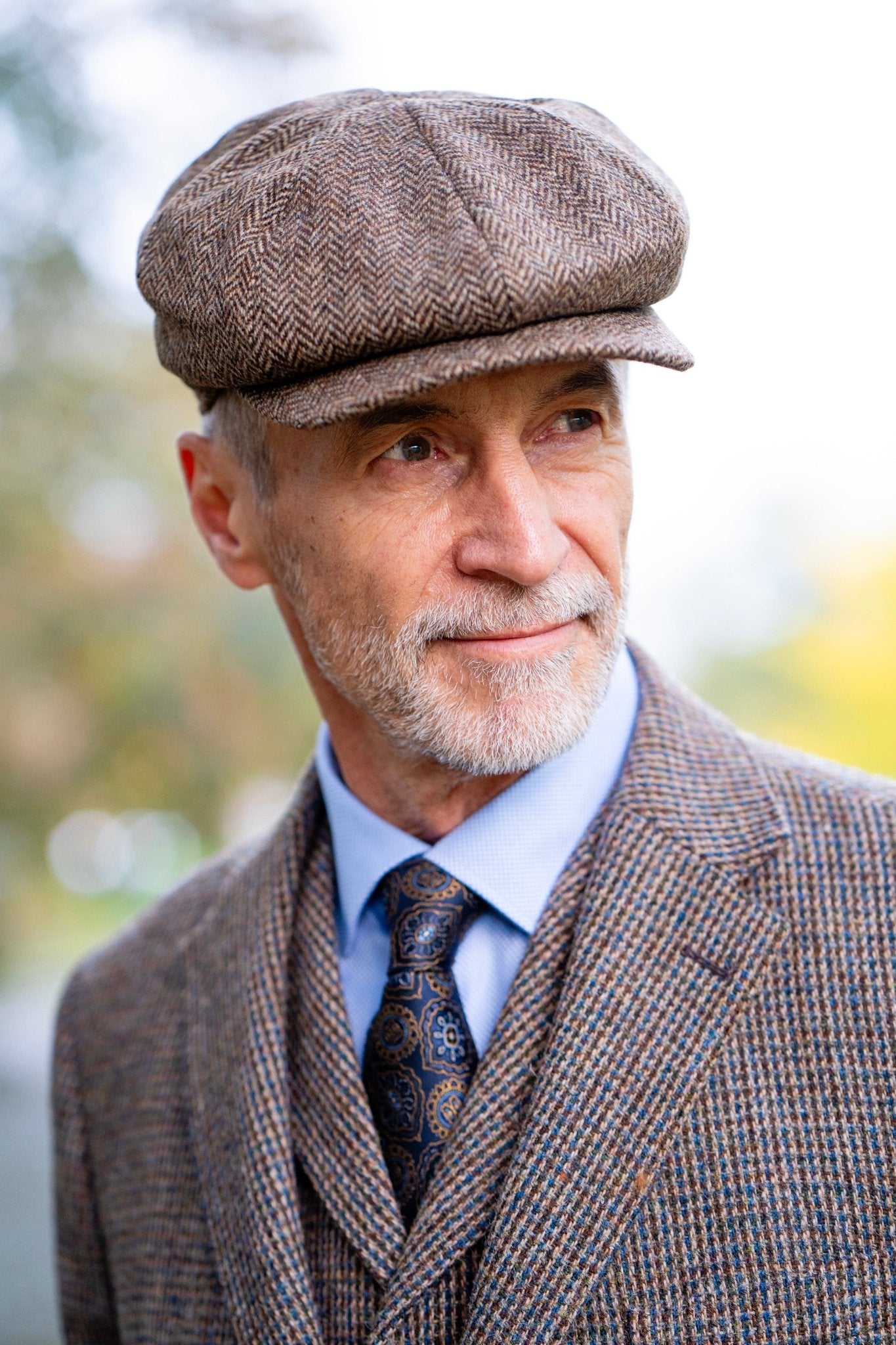 Tweed Cap beige in Peaky Blinders Style