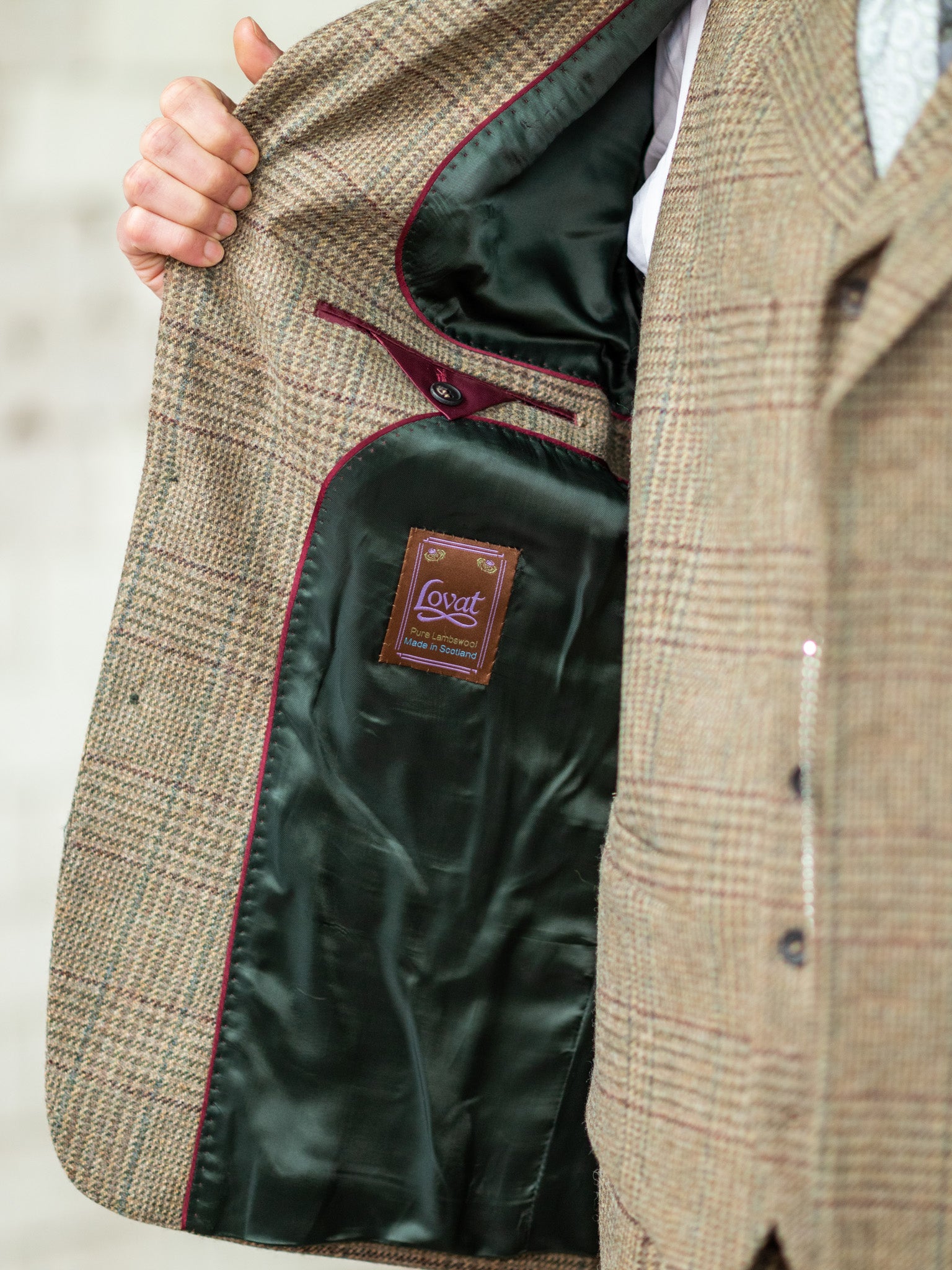 Tweed suit in 3-button Classic from Lovat Tweed