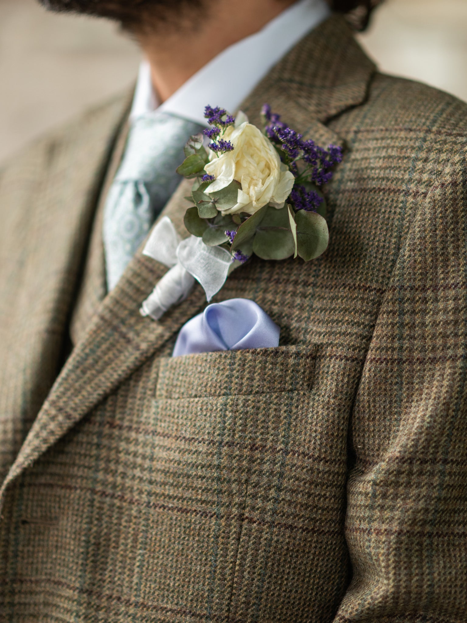 Tweed suit in 3-button Classic from Lovat Tweed
