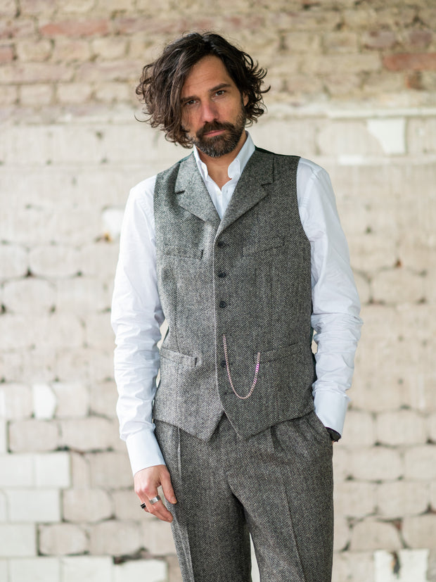 Tweed suit in 3-button Classic from Moon Tweed