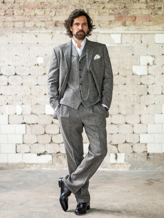 Tweed suit in 3-button Classic from Moon Tweed