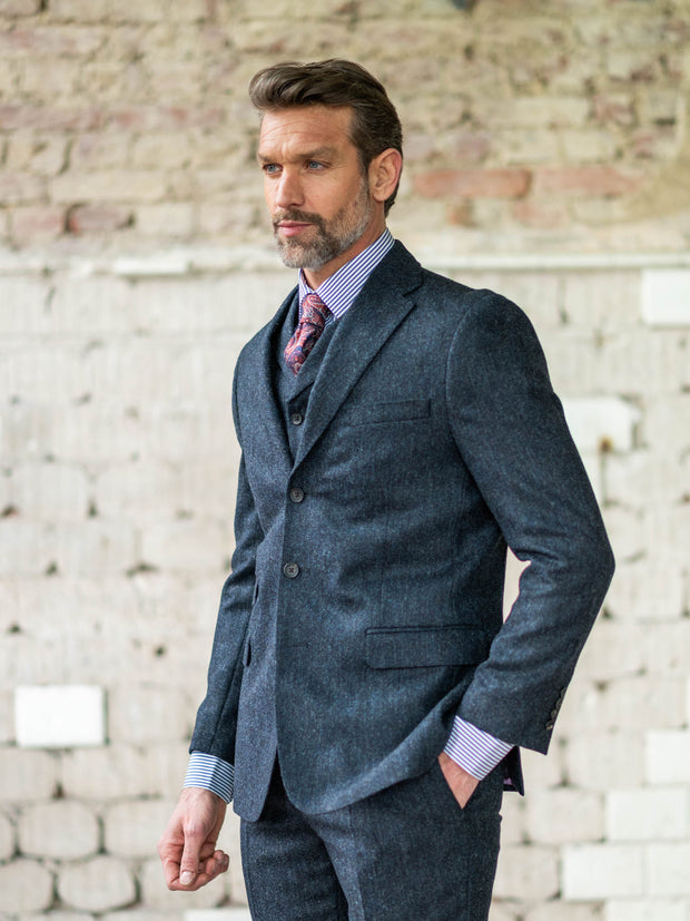 Tweed suit in 3-button Classic from Moon Tweed