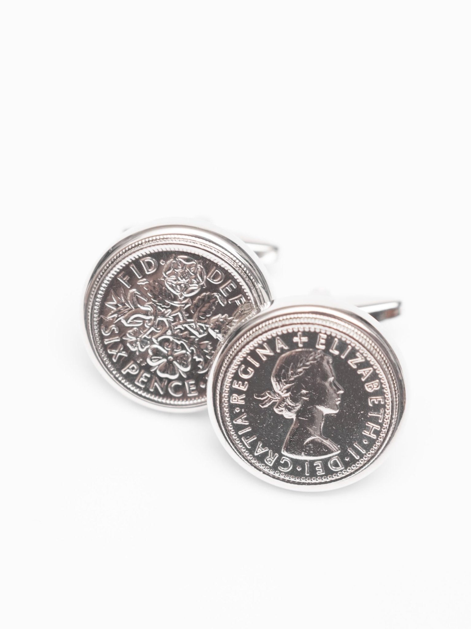 Cufflinks: Silver Coin