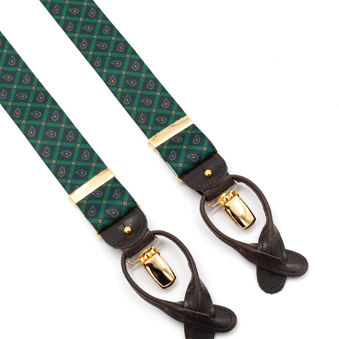 Suspenders, Paisley Tears green