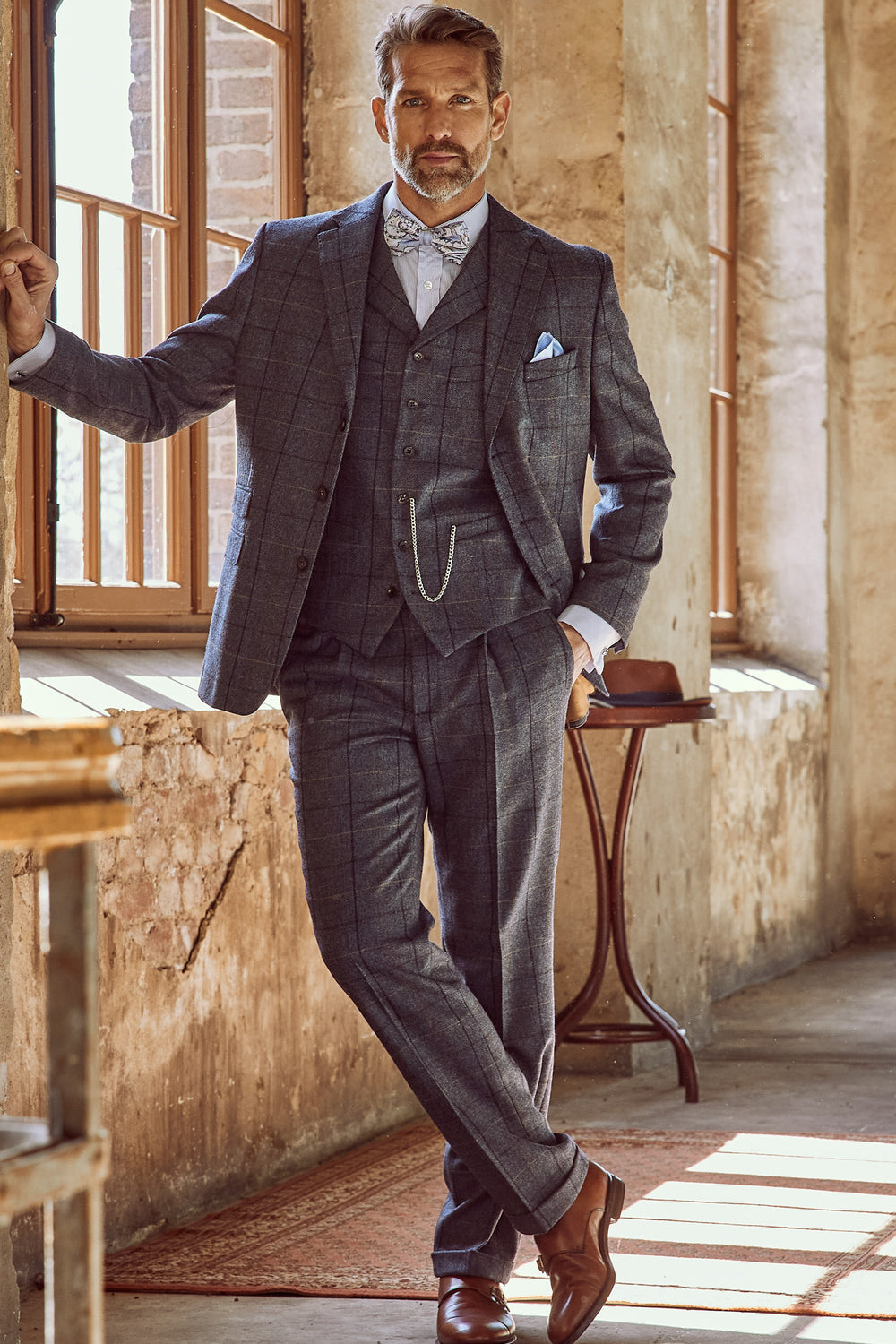 Tweed suit 3-button Classic from Moon Tweed