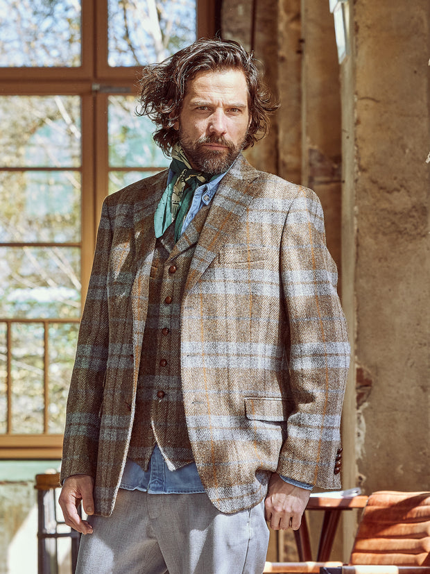 Tweed jacket 3-button Classic from John Hanly Tweed