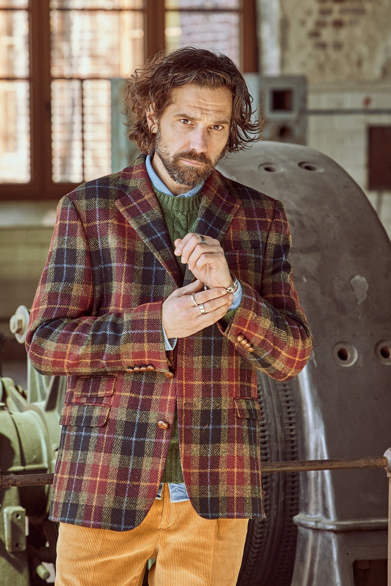 Tweed jacket in 3-button Classic from Harris Tweed