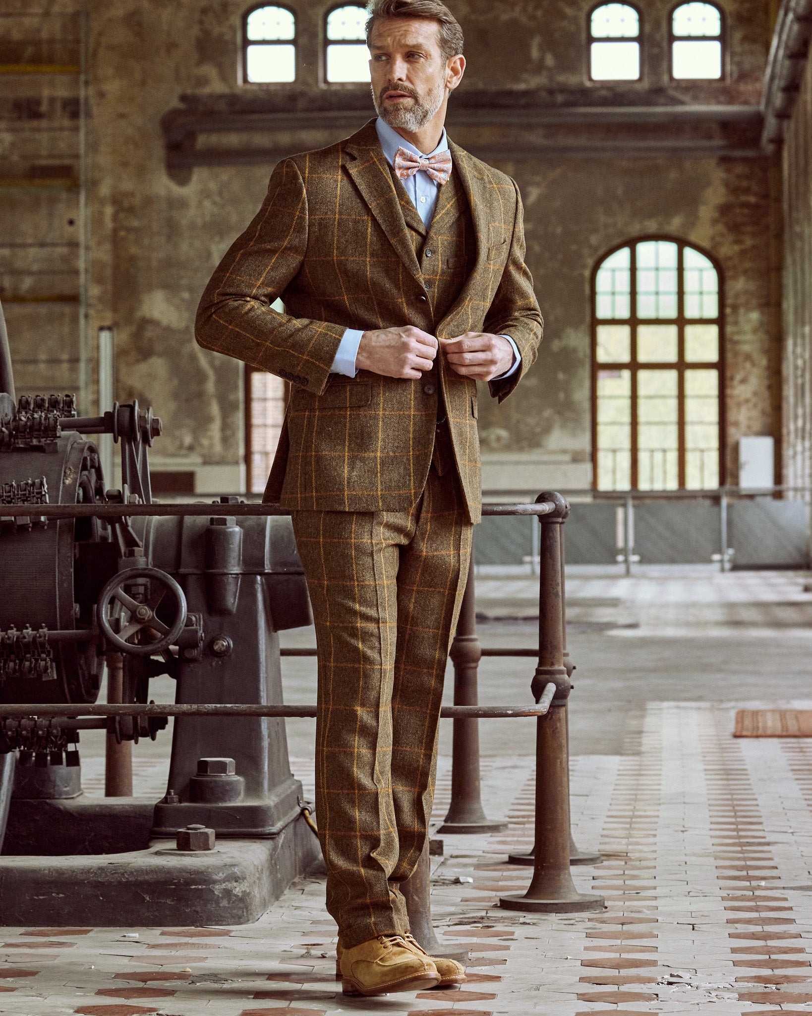 ジャケット・アウター H BEAUTY&YOUTH LOVAT TWEED RAGLAN COAT Lovat Keeper's Tweed Raglan Coat – Drakes