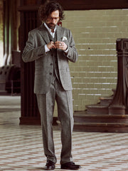 Tweed suit in 3-button Classic from Moon Tweed