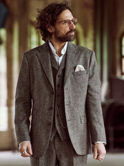 Tweed suit in 3-button Classic from Moon Tweed