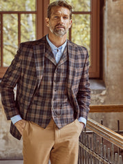 Summer suit in 3-button Classic from light Lovat Tweed