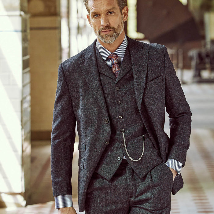 Tweed suit in 3-button Classic from Moon Tweed