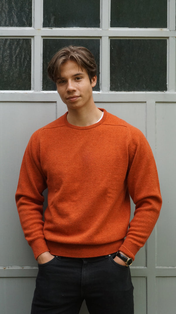 Lambswool Pullover mit Rundausschnitt SALE