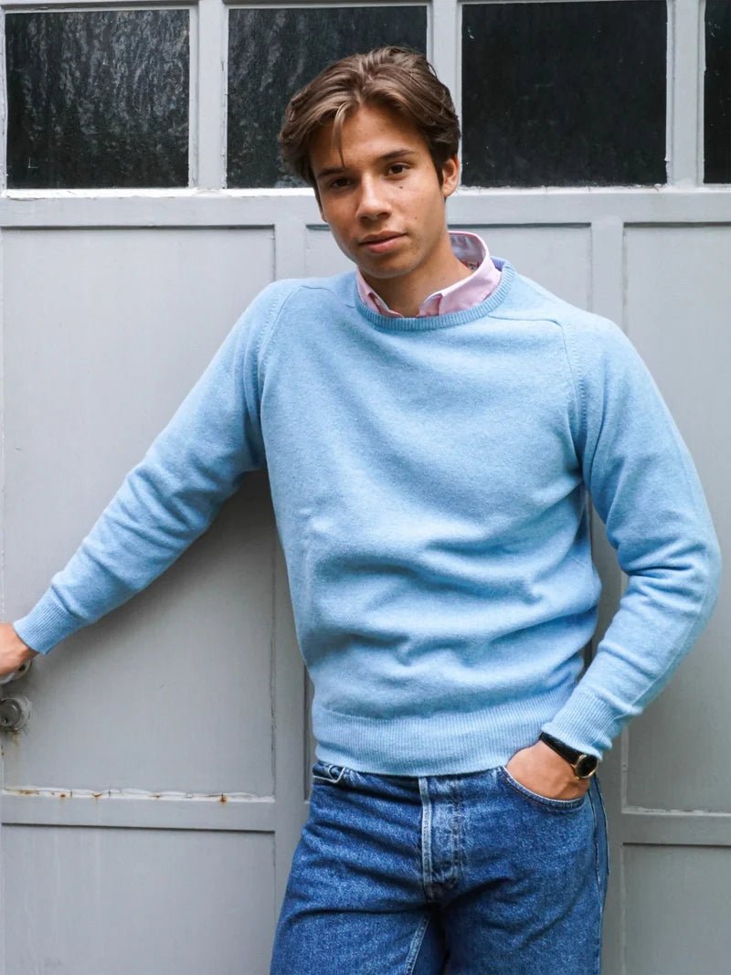 Lambswool Pullover mit Rundausschnitt SALE