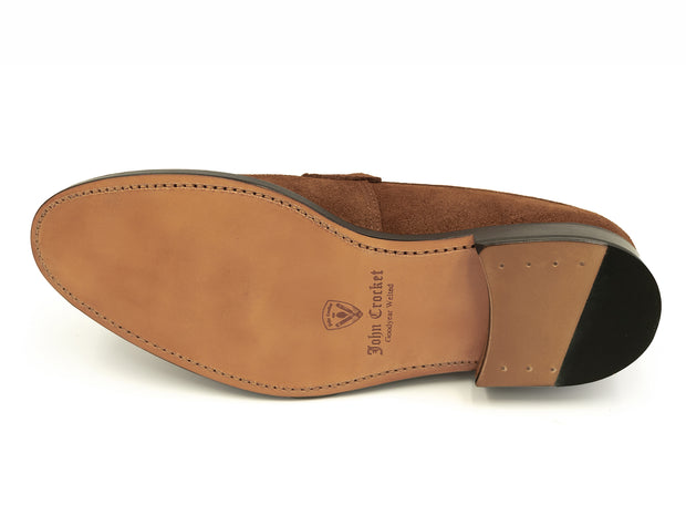 Loafer in brauen Wildleder