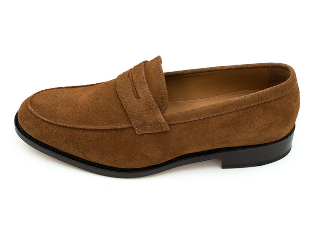 Loafer in brauen Wildleder