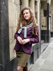 Tweed Blazer in Moon Tweed