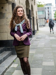 Tweed Blazer in Moon Tweed