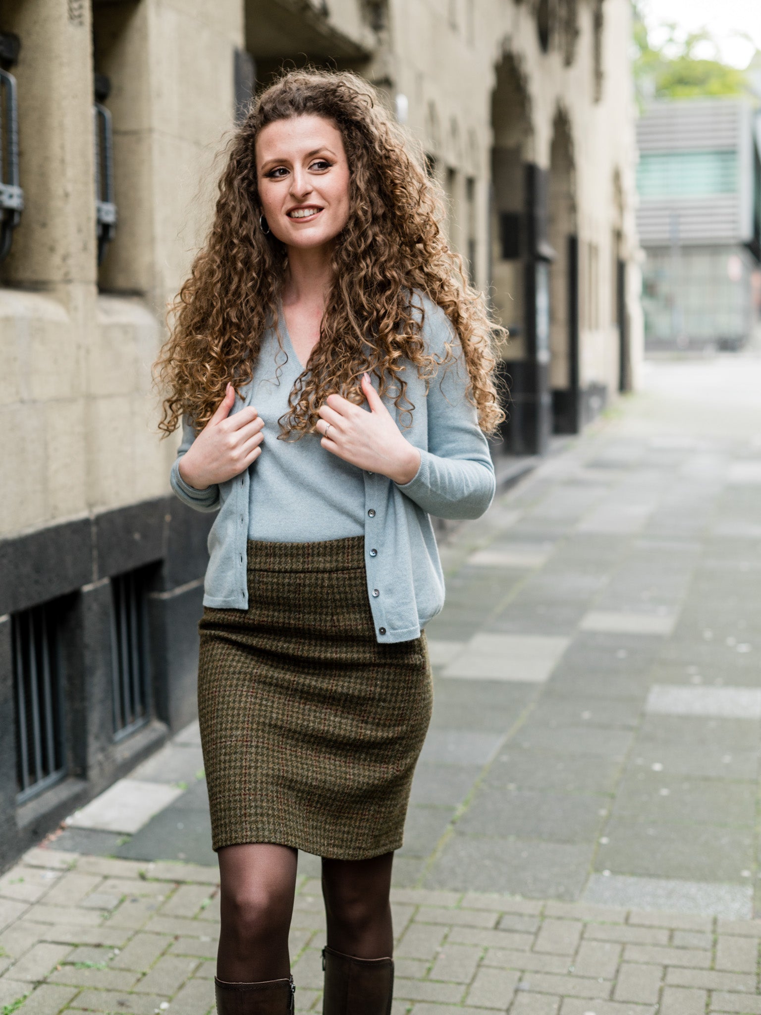 Tweed Skirt From Magee Tweed