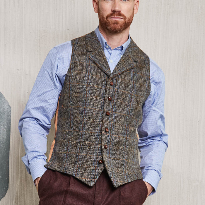 Tweed waistcoat from Harris Tweed
