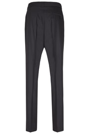 Classic tuxedo trousers in black by Wilvorst