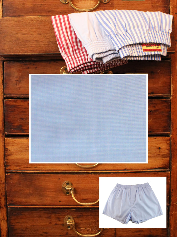 Boxershorts: Boxershorts in blau | John Crocket – Fine British Clothing