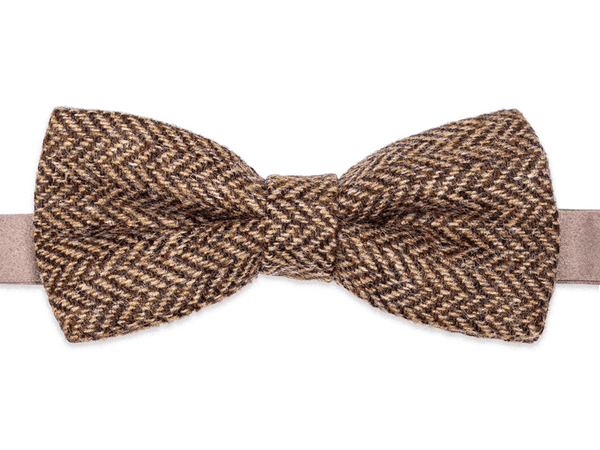 Tweed Bow Tie in Moon Tweed