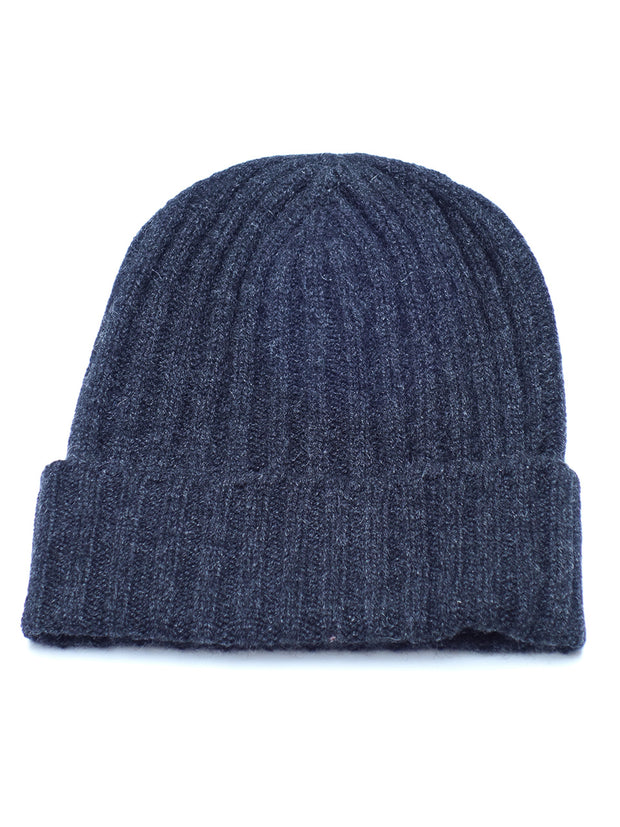 Cashmere hat: Charcoal