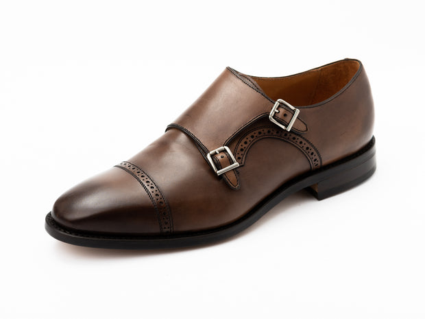 Monk in dark brown