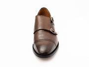 Monk in dark brown