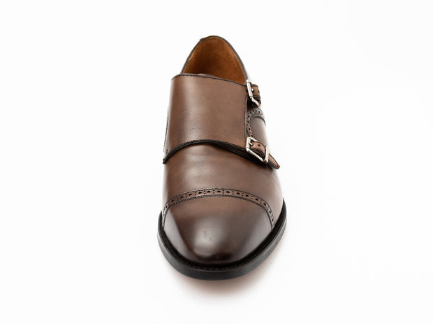Monk in dark brown