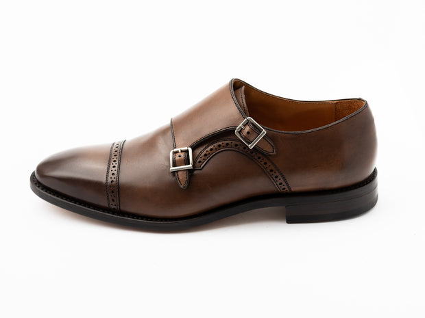 Monk in dark brown