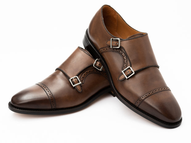 Monk in dark brown