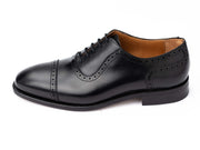 Punched Oxford black