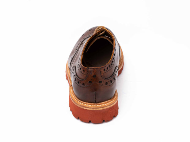 Full Brogue in Derby Style with profile sole