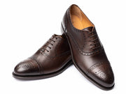 Semi Brogue dark brown