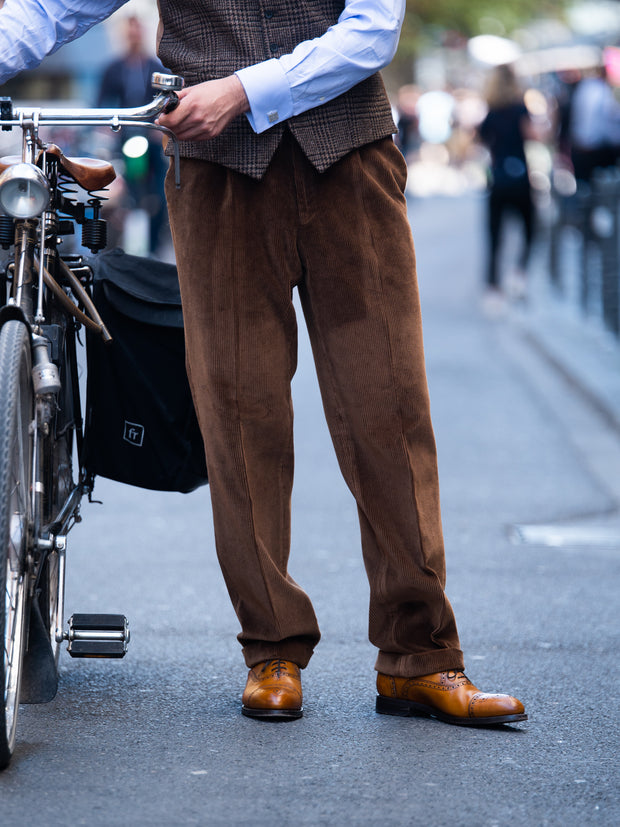Corduroy trousers Brisbane Moss, Colour: Light Brown