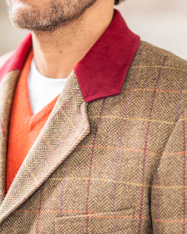 Classic Covert Coat from Moon Tweed