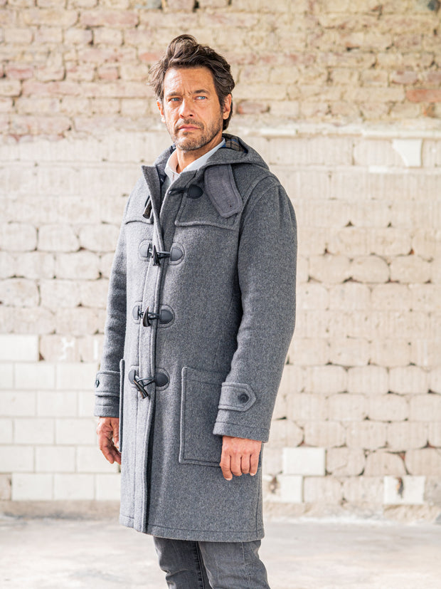 Classic Men's Dufflecoat midgrey