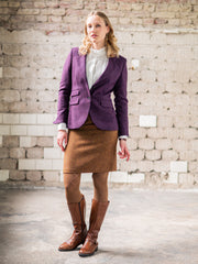 Tweed Blazer in Moon Tweed