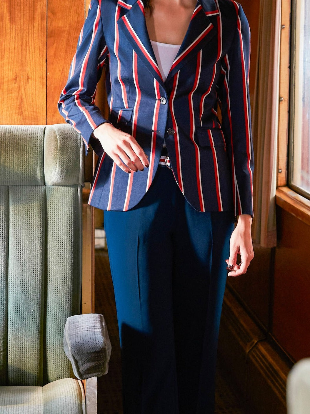 Cricket Blazer für Damen blau — John Crocket