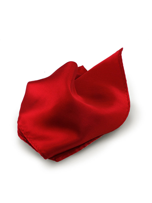 Pocket square in red